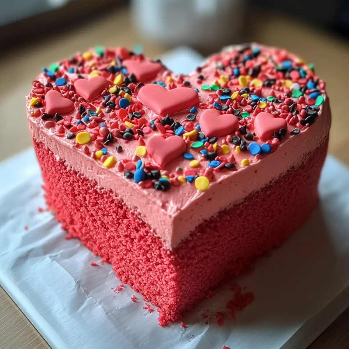21 Heart Birthday Cake: A Sweet Celebration Delicacy